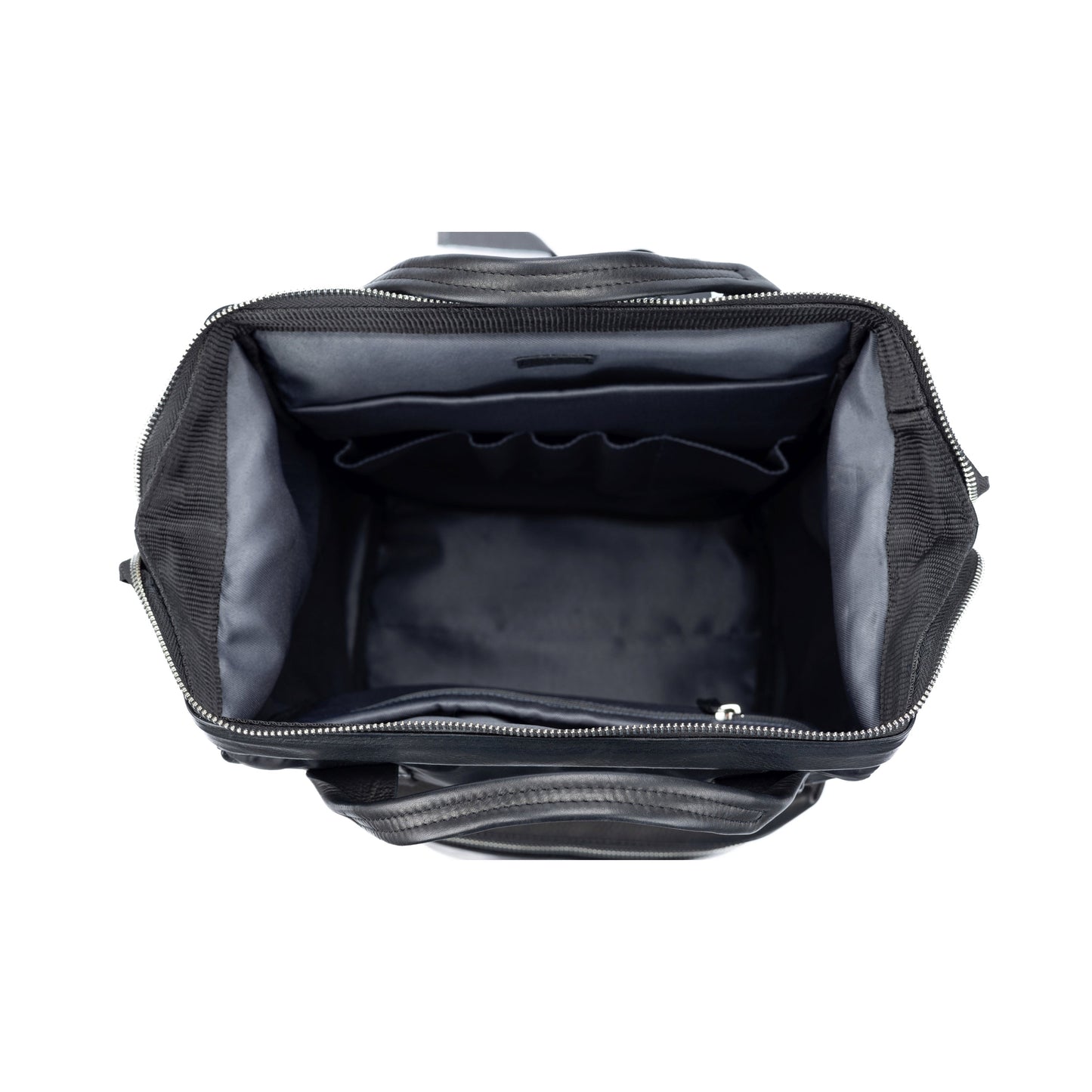 Ryggsäck Nylon / Full-Grain Leather - Svart