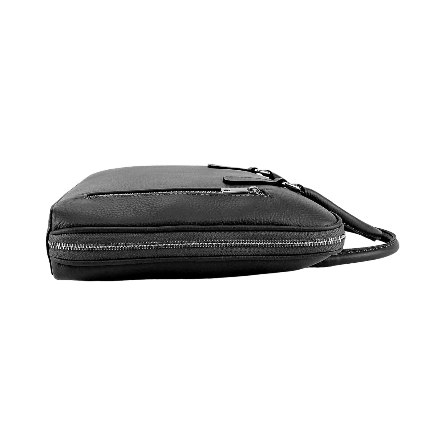 Businessväska Full-Grain Leather - Svart