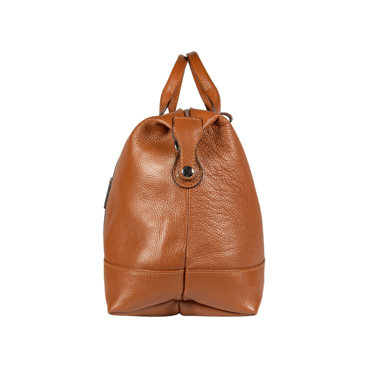 Weekendväska Full-Grain Leather - Cognac