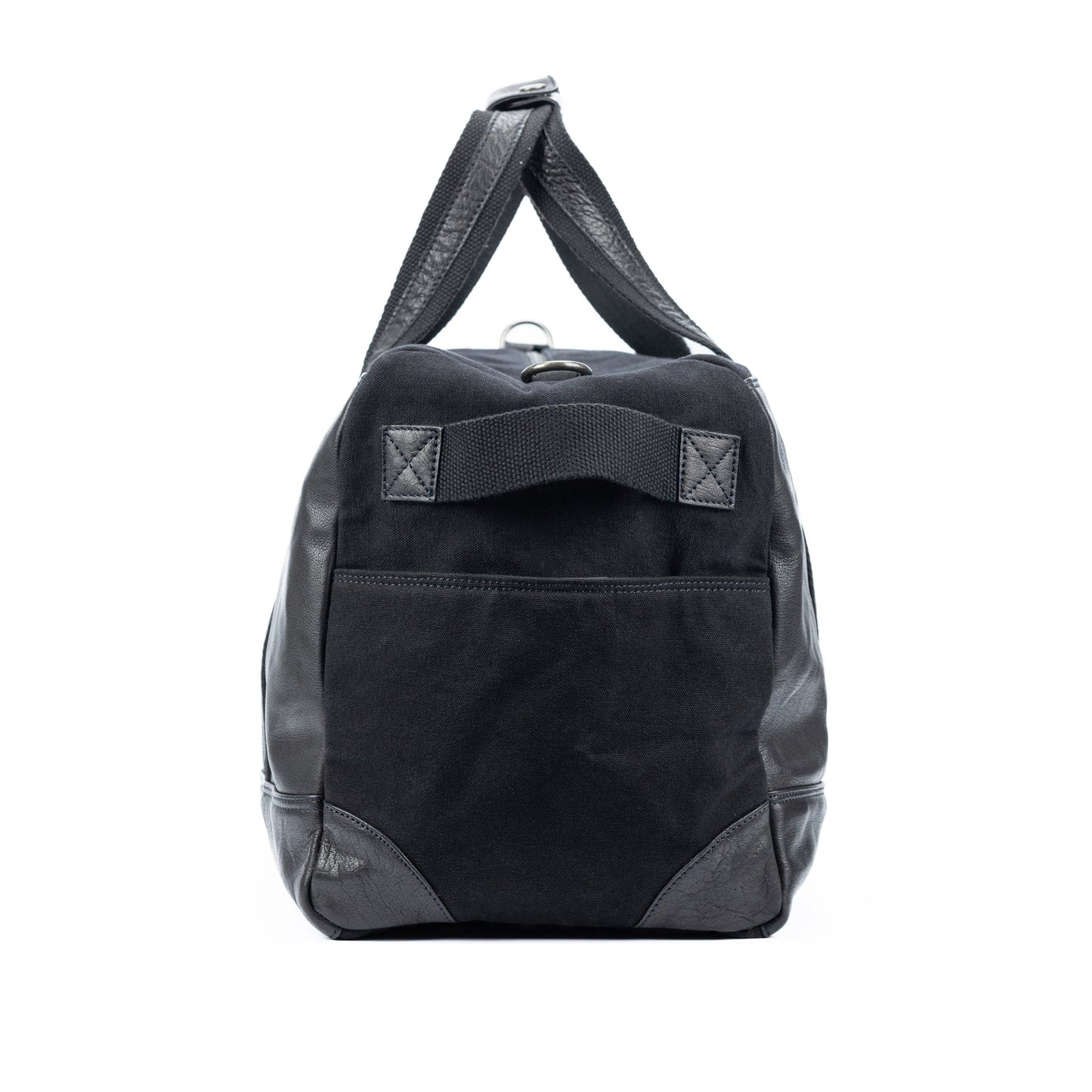 Weekendväska Canvas / Full-Grain Leather - Svart