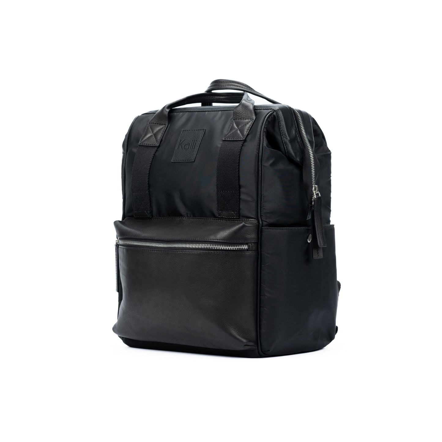 Ryggsäck Nylon / Full-Grain Leather - Svart