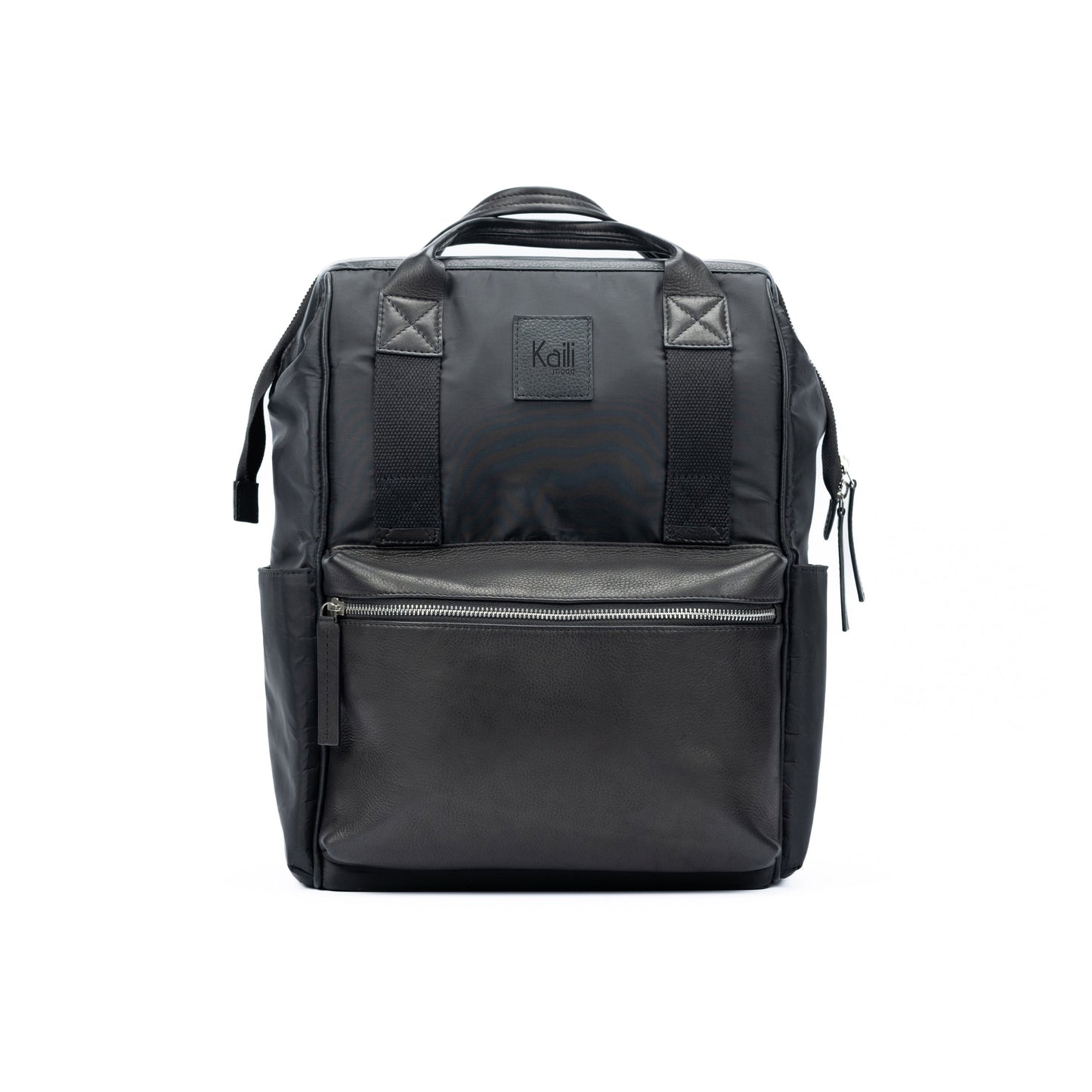 Ryggsäck Nylon / Full-Grain Leather - Svart
