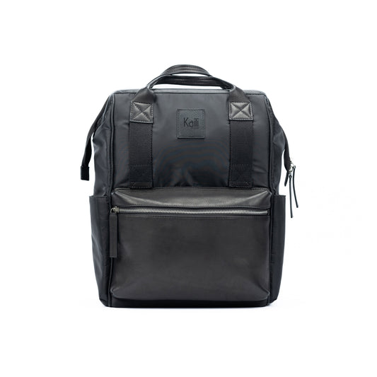 Ryggsäck Nylon / Full-Grain Leather - Svart