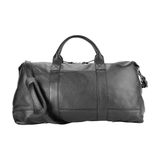Weekendväska Full-Grain Leather - Svart