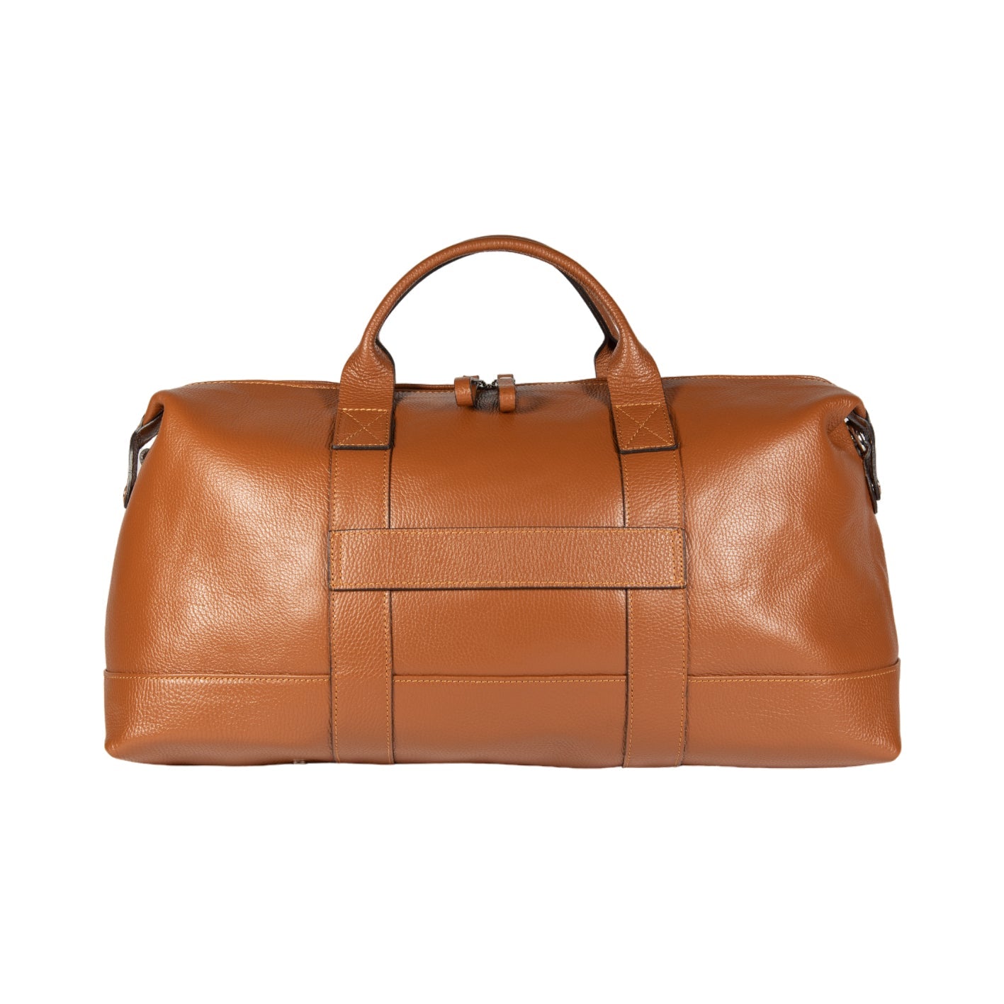 Weekendväska Full-Grain Leather - Cognac